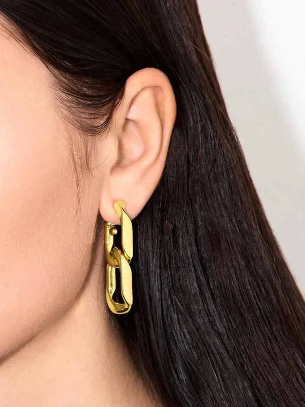 Women Gabine ChainLink Drop Earrings 8211 Gold CHARLES and KEITH Earrings Women Gabine ChainLink Drop Earrings 8211 Gold CHARLES and KEITH Earrings