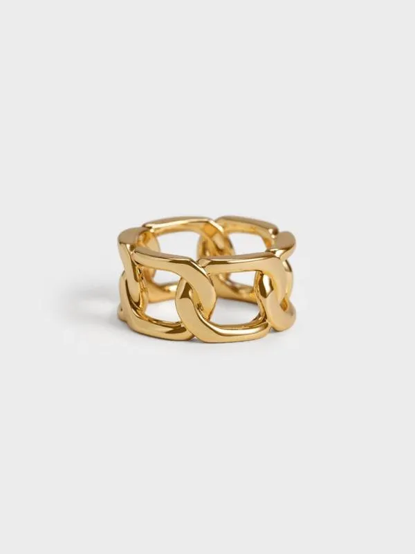 Women Gabine ChainLink Ring 8211 Gold CHARLES and KEITH Rings