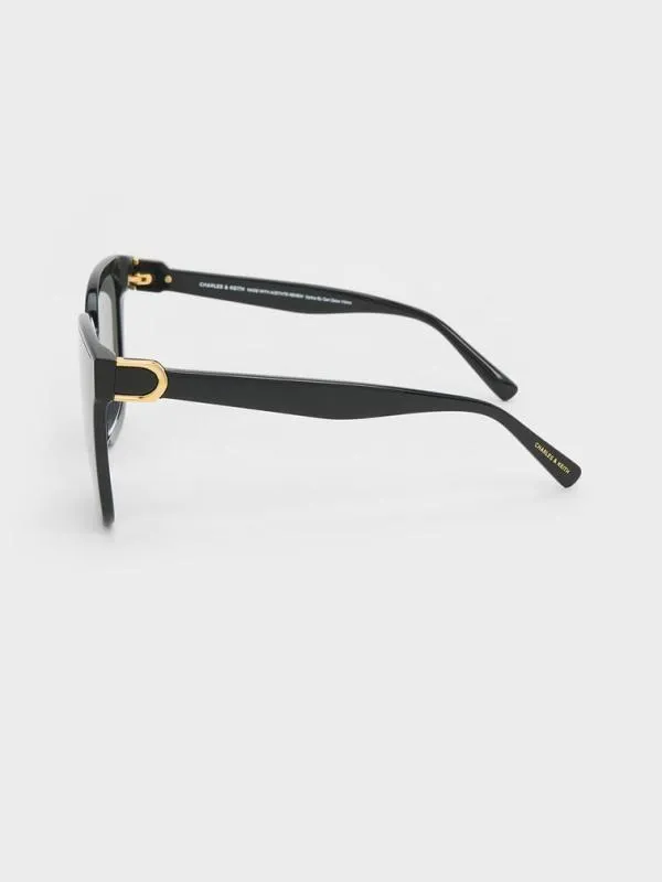 Women Gabine Oversized Butterfly Sunglasses 8211 Black CHARLES and KEITH Butterfly