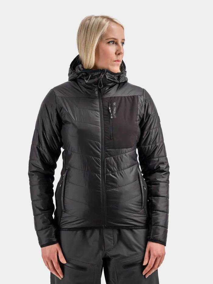 Women Gale Jacket Black Didriksons Puffer Jackets