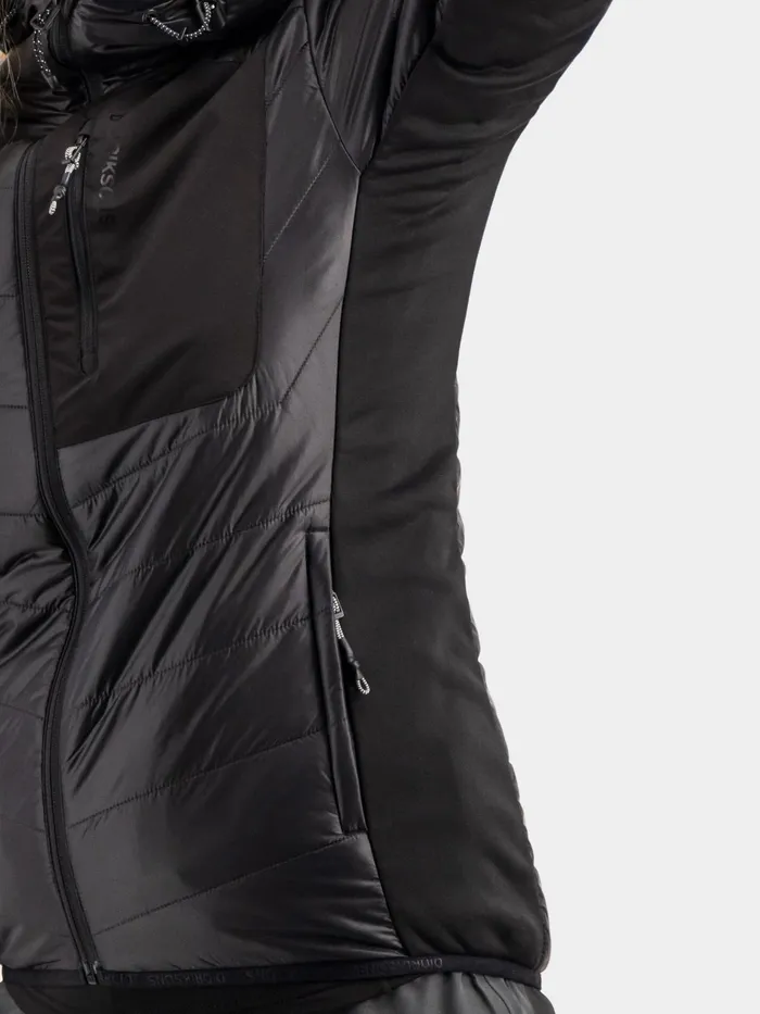 Women Gale Jacket Black Didriksons Puffer Jackets