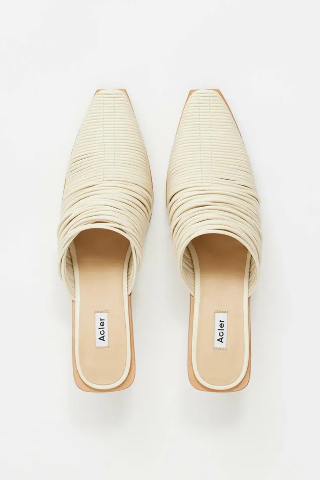 Women GRASSHILL MULE Vanilla Acler Shoes