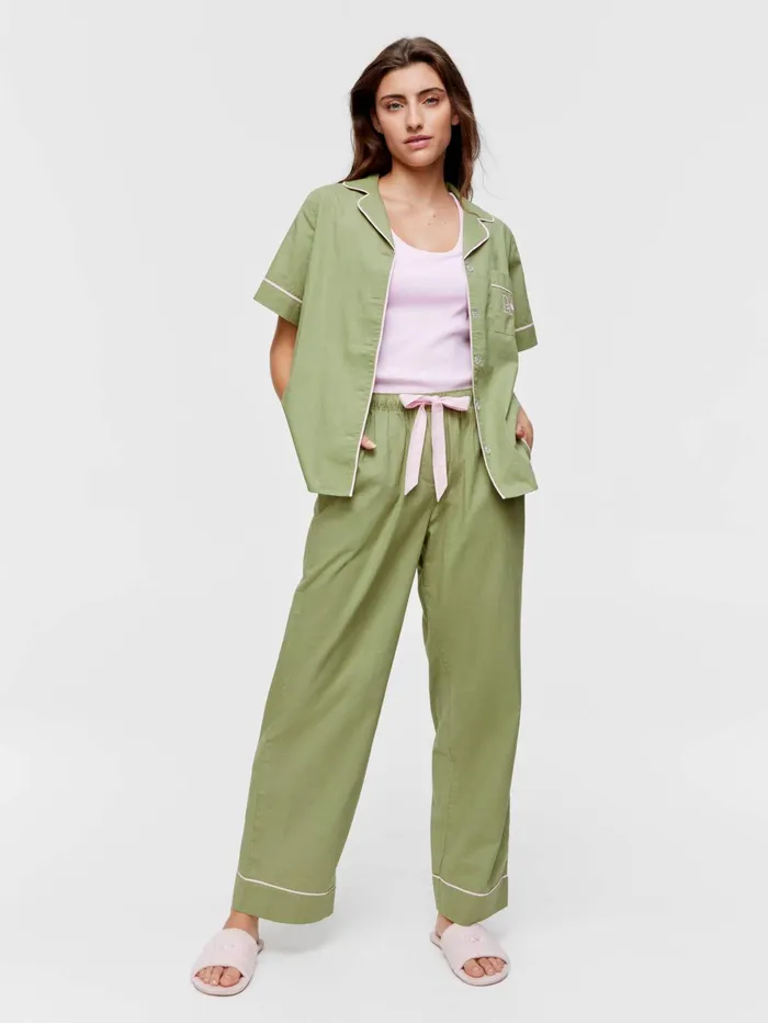 Women Green Classic Pj Pant Green Peter Alexander Pants