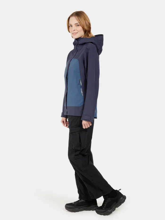 Women Grit Jacket Blue Arcad Didriksons Shell Jackets