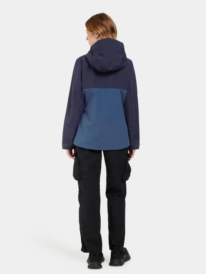 Women Grit Jacket Blue Arcad Didriksons Shell Jackets
