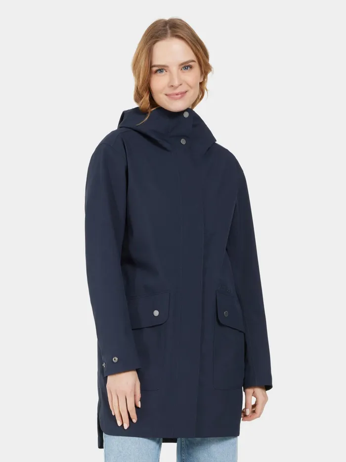 Women Gwen Parka Dark Night Blue Didriksons Spring Jackets