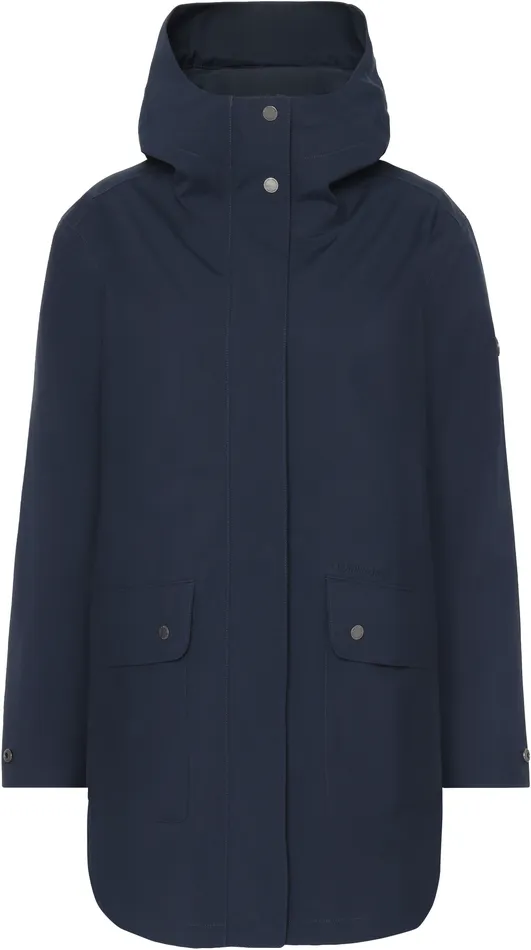 Women Gwen Parka Dark Night Blue Didriksons Spring Jackets