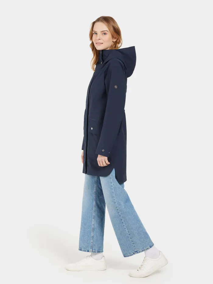 Women Gwen Parka Dark Night Blue Didriksons Spring Jackets