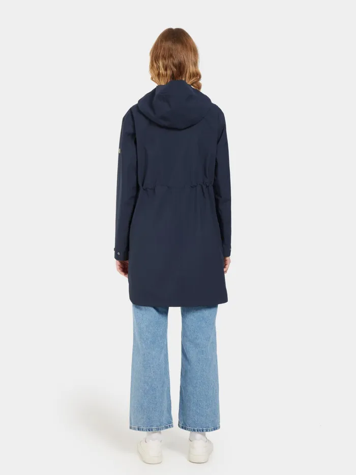 Women Gwen Parka Dark Night Blue Didriksons Spring Jackets