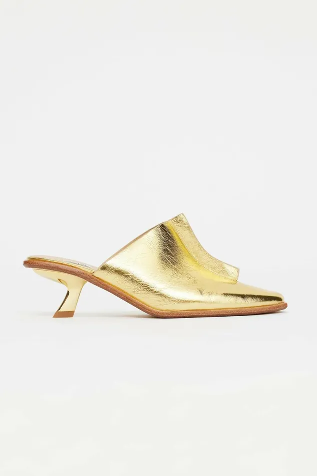 Women HALWILL MULE Gold Acler Shoes