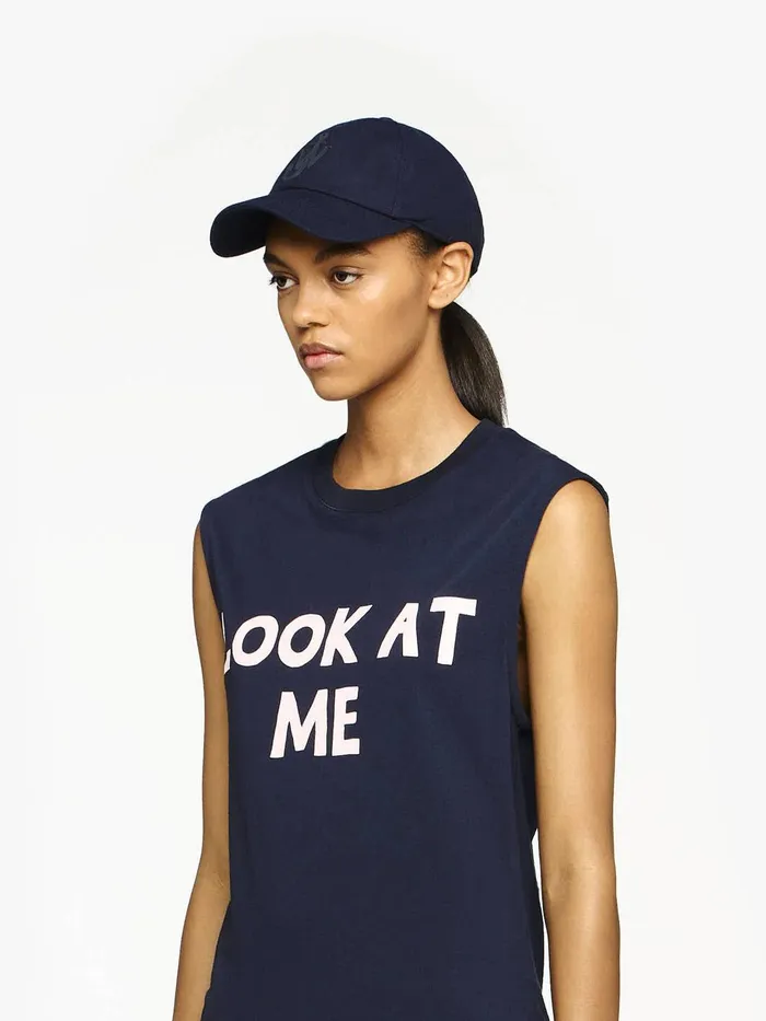 Women HATS JW Anderson DENIM BASEBALL CAP WITH ANCHOR LOGO Blue Women HATS JW Anderson DENIM BASEBALL CAP WITH ANCHOR LOGO Blue