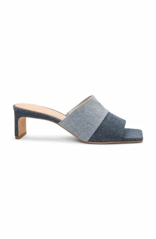 Women Heels Liverpool Los Angeles Charter Slip On Heel Blue Tanner