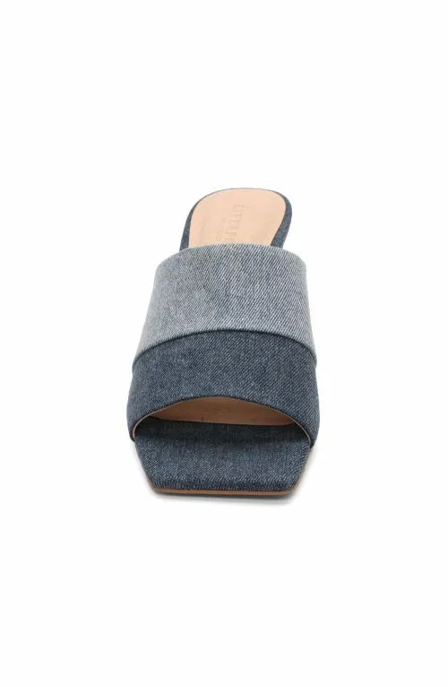 Women Heels Liverpool Los Angeles Charter Slip On Heel Blue Tanner