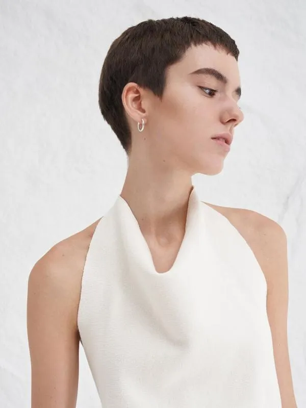 Women Hoop Earrings 8211 Silver CHARLES and KEITH Earrings Women Hoop Earrings 8211 Silver CHARLES and KEITH Earrings