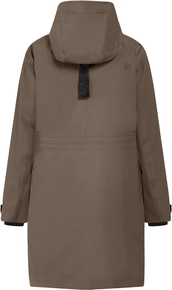 Women Ilsa Parka Mocha Brown Didriksons Autumn Jackets