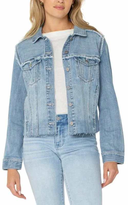 Women Jackets Liverpool Los Angeles Trucker Jacket Newport Bay