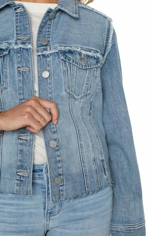 Women Jackets Liverpool Los Angeles Trucker Jacket Newport Bay