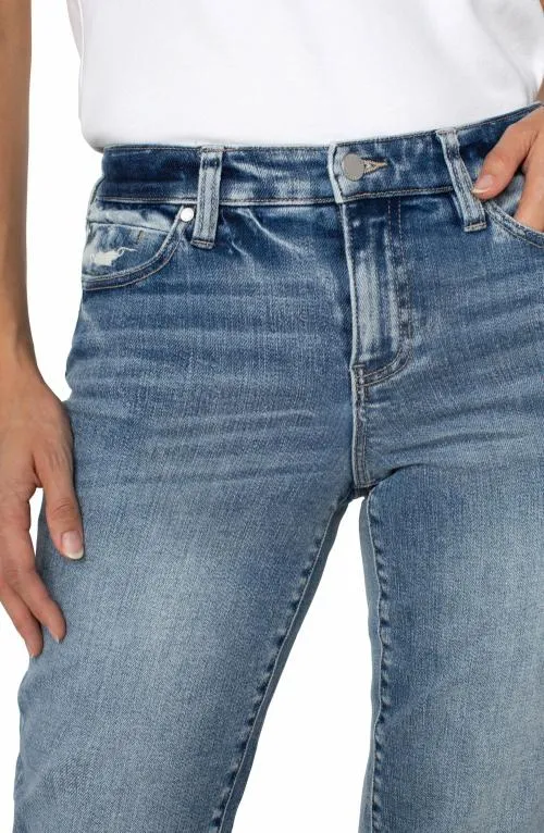 Women Jeans Liverpool Los Angeles Liv Nonskinny Skinny With Cut Hem Santa Anita
