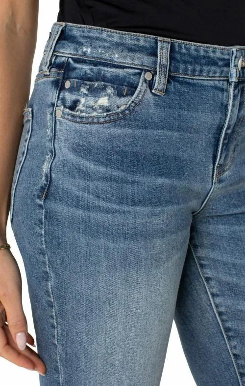 Women Jeans Liverpool Los Angeles Marley Girlfriend Cuffed Rio Hondo