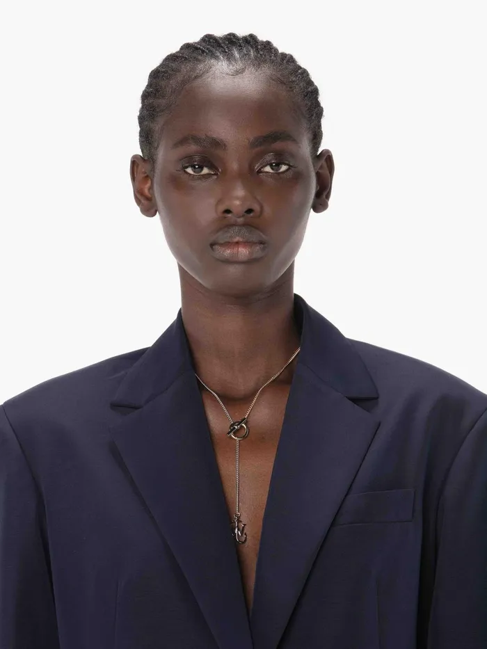 Women JEWELLERY JW Anderson LONG NECKLACE WITH JWA ANCHOR PENDANT Goldsilver Tone