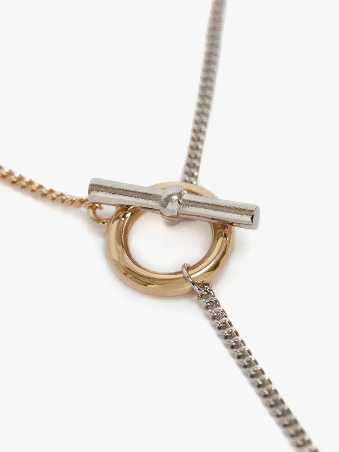 Women JEWELLERY JW Anderson LONG NECKLACE WITH JWA ANCHOR PENDANT Goldsilver Tone