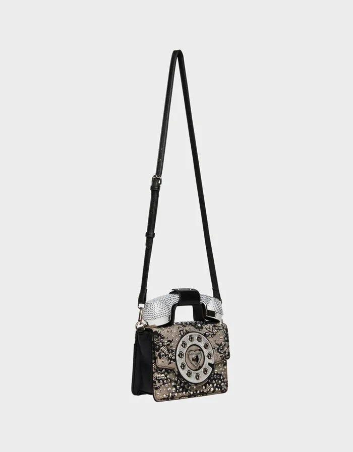 Women KITSCH LACE PHONE BAG BLACK Black Betsey Johnson Women KITSCH LACE PHONE BAG BLACK Black Betsey Johnson