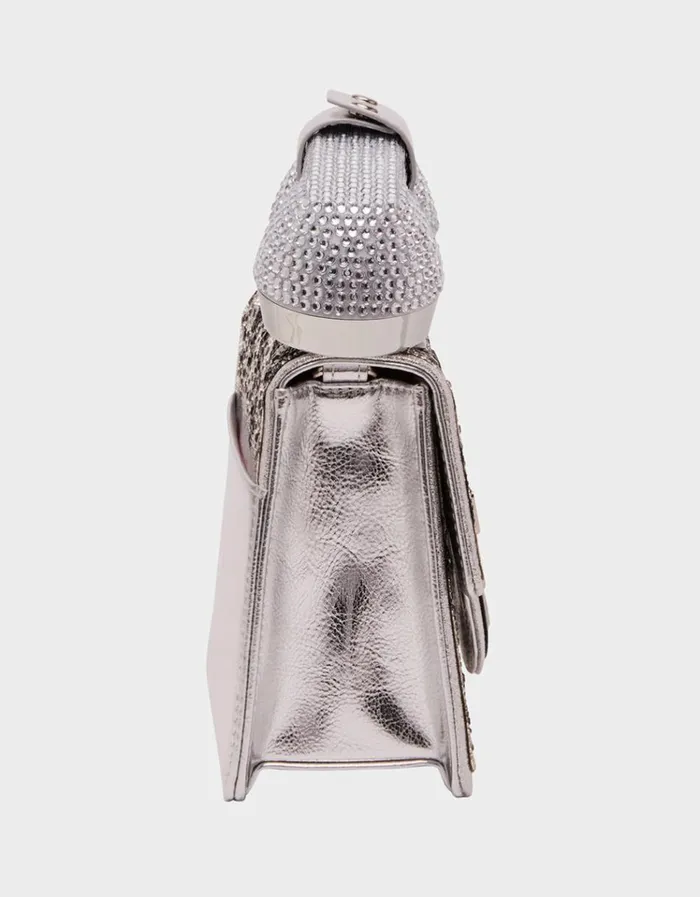 Women KITSCH SKULL PHONE BAG SILVER Silver Betsey Johnson Women KITSCH SKULL PHONE BAG SILVER Silver Betsey Johnson