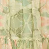Women LEO LIN Alexandra Mini Dress 8211 Orient Print in Evergreen Dresses and Jumpsuits