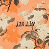 Women LEO LIN Small Scarf 8211 Hydrangea Print in Tangerine Scarves