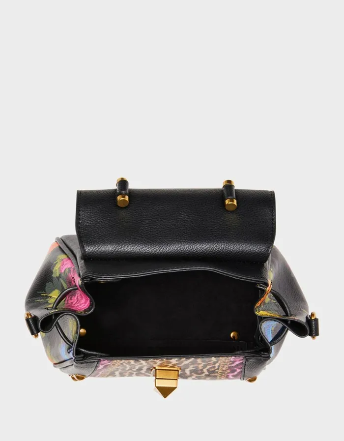 Women LEOPARD FLORAL SATCHEL MULTI Betsey Johnson Women LEOPARD FLORAL SATCHEL MULTI Betsey Johnson