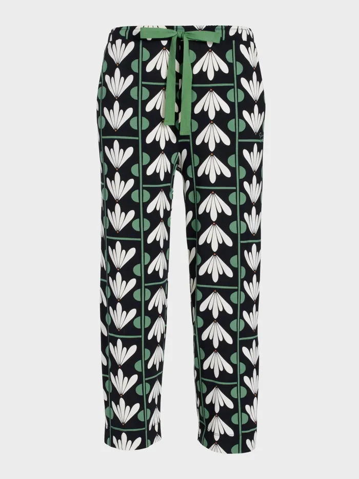 Women Lotus Bamboo Blend 34 Pj Pant Multi Peter Alexander Pants