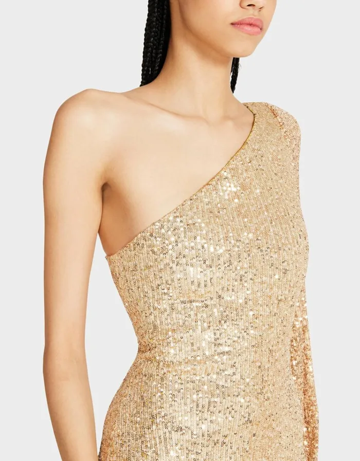 Women LUISA MINI DRESS GOLD Gold Betsey Johnson