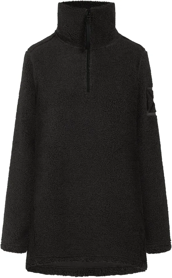 Women Marina HalfZip Black Didriksons Autumn Jackets