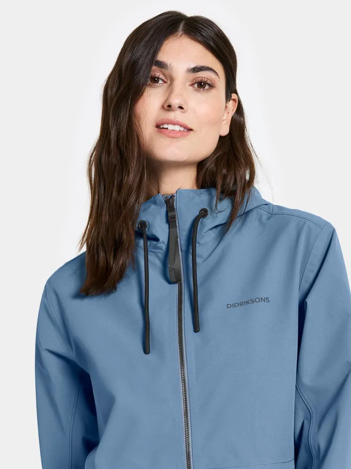 Women Marta Parka True Blue Didriksons Spring Jackets