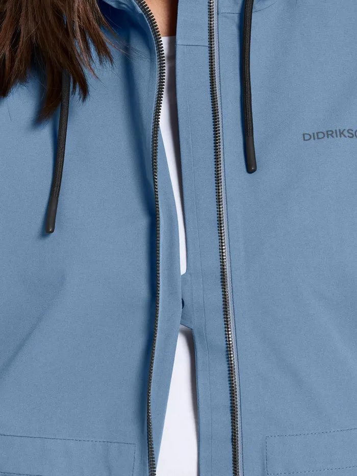 Women Marta Parka True Blue Didriksons Spring Jackets