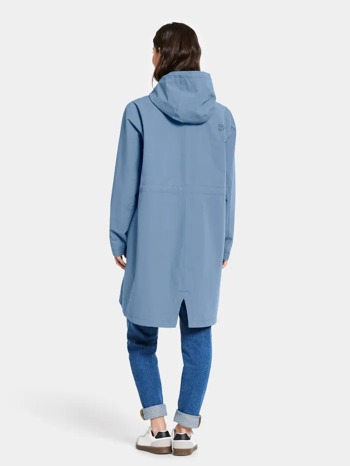 Women Marta Parka True Blue Didriksons Spring Jackets