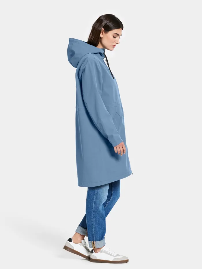 Women Marta Parka True Blue Didriksons Spring Jackets