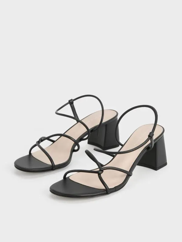 Women Meadow Strappy Block Heel Sandals 8211 Black CHARLES and KEITH Heels Women Meadow Strappy Block Heel Sandals 8211 Black CHARLES and KEITH Heels