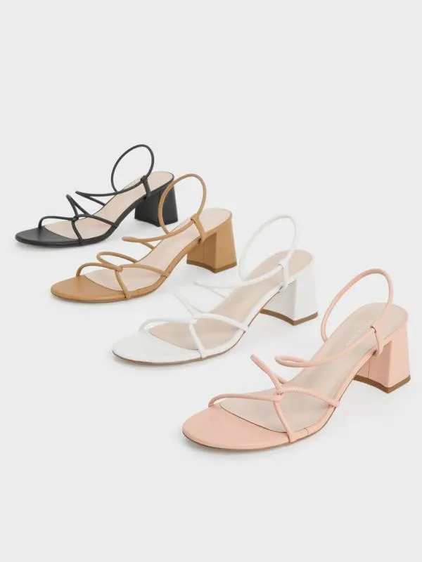 Women Meadow Strappy Block Heel Sandals 8211 Black CHARLES and KEITH Heels Women Meadow Strappy Block Heel Sandals 8211 Black CHARLES and KEITH Heels