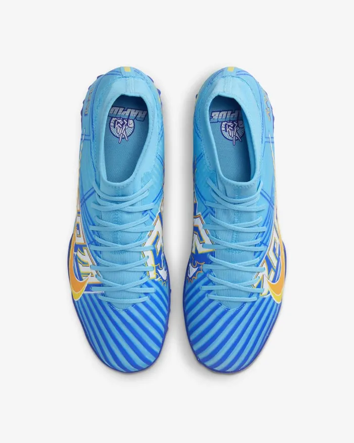 WomenMen Nike All Shoes Zoom Mercurial Superfly 9 Academy KM TF Baltic Bluewhite