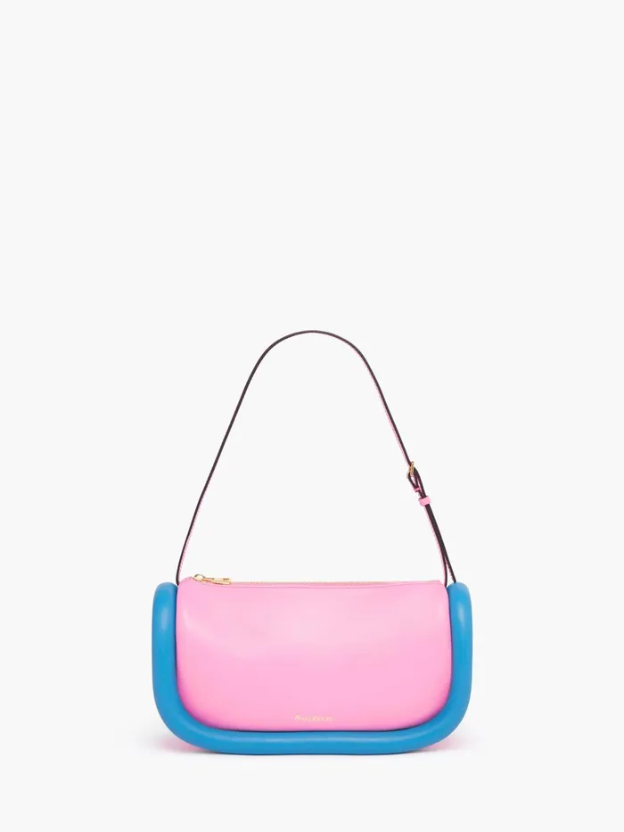 WomenMen Shoulder Bags JW Anderson BUMPER15 LEATHER SHOULDER BAG Pinkcyan Blue WomenMen Shoulder Bags JW Anderson BUMPER15 LEATHER SHOULDER BAG Pinkcyan Blue