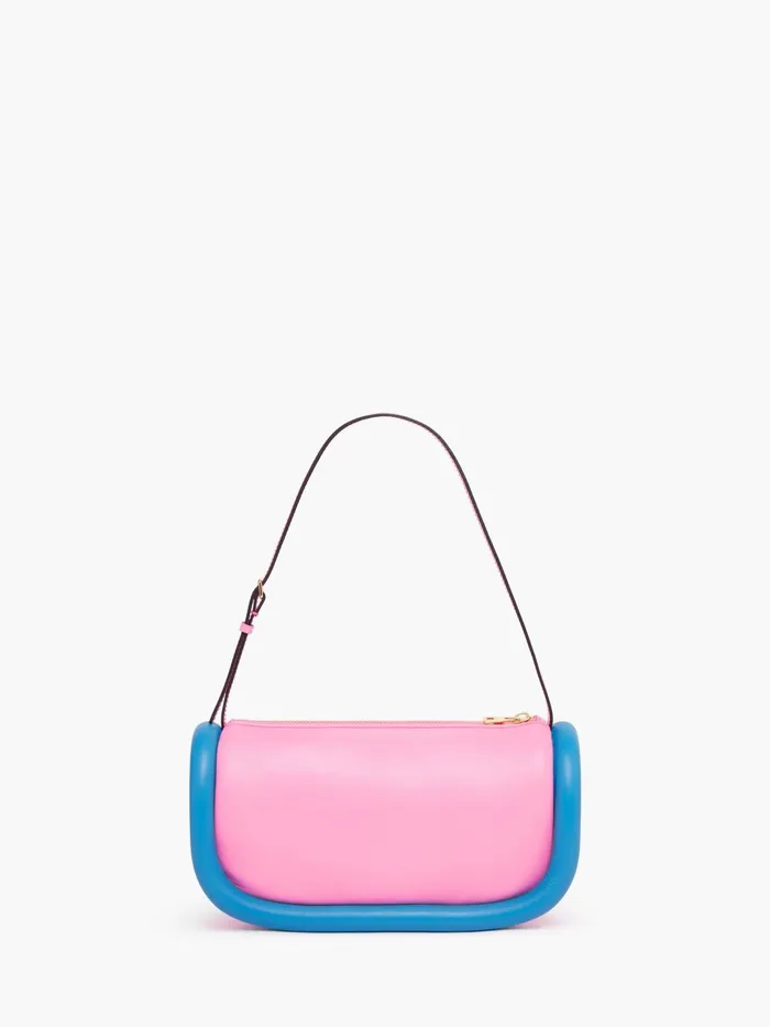 WomenMen Shoulder Bags JW Anderson BUMPER15 LEATHER SHOULDER BAG Pinkcyan Blue WomenMen Shoulder Bags JW Anderson BUMPER15 LEATHER SHOULDER BAG Pinkcyan Blue