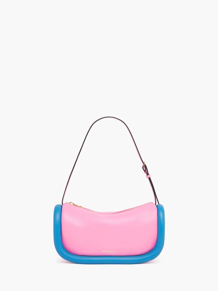 WomenMen Shoulder Bags JW Anderson BUMPER15 LEATHER SHOULDER BAG Pinkcyan Blue WomenMen Shoulder Bags JW Anderson BUMPER15 LEATHER SHOULDER BAG Pinkcyan Blue
