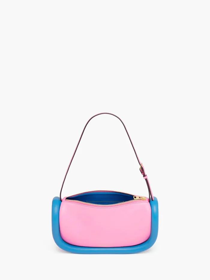 WomenMen Shoulder Bags JW Anderson BUMPER15 LEATHER SHOULDER BAG Pinkcyan Blue WomenMen Shoulder Bags JW Anderson BUMPER15 LEATHER SHOULDER BAG Pinkcyan Blue