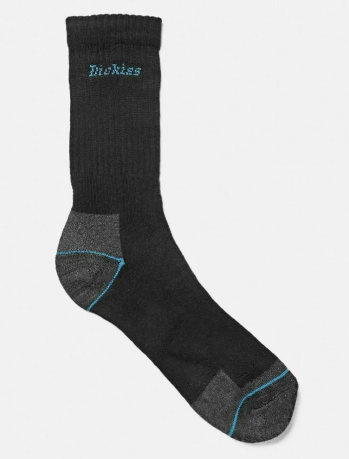 WomenMen Socks Dickies COOLMAX Work Socks Black
