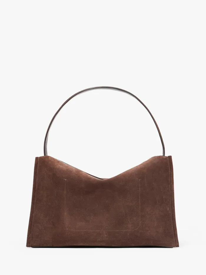 WomenMen Top Handle Bags JW Anderson LARGE LOAFER BAG 8211 SUEDE SHOULDER BAG Brown WomenMen Top Handle Bags JW Anderson LARGE LOAFER BAG 8211 SUEDE SHOULDER BAG Brown