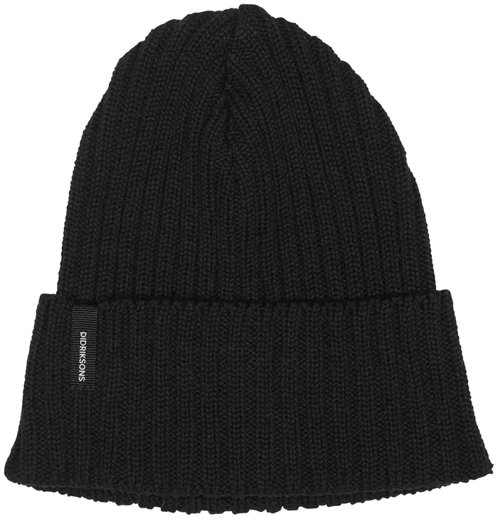 WomenMenYouth Delmar Beanie Black Didriksons Hats and Caps