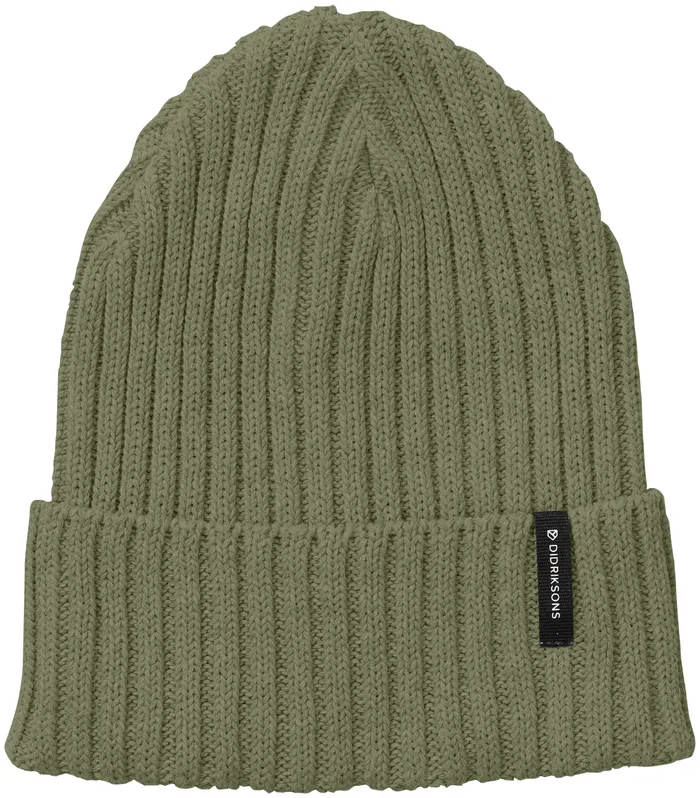 WomenMenYouth Laken Beanie Deep Green Didriksons Hats and Caps