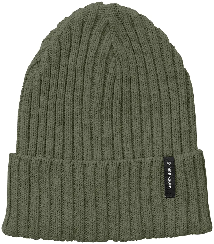 WomenMenYouth Laken Beanie Deep Green Didriksons Hats and Caps