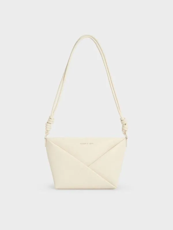 Women Midori Geometric Crossbody Bag 8211 Cream CHARLES and KEITH Crossbody Bags Women Midori Geometric Crossbody Bag 8211 Cream CHARLES and KEITH Crossbody Bags